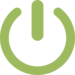 Symbol für Auszeit nehmen – Power-Button Icon